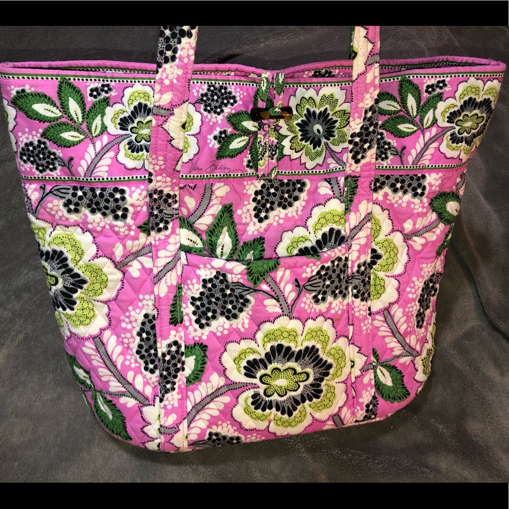 Vera Bradley Priscilla Pink Vera tote